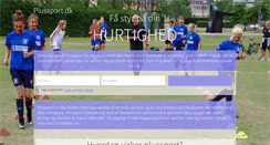 Desktop Screenshot of plussport.dk