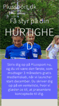 Mobile Screenshot of plussport.dk